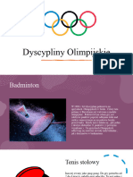 Dyscypliny Olimpijskie