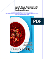 Full Chapter Soup Sundays A Soup Cookbook With Delicious Soup Recipes 2Nd Edition Booksumo Press PDF