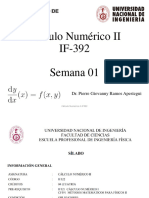 Semana - 1 - Calculo Numerico II - PGRA