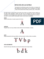 Morfología de Las Letras