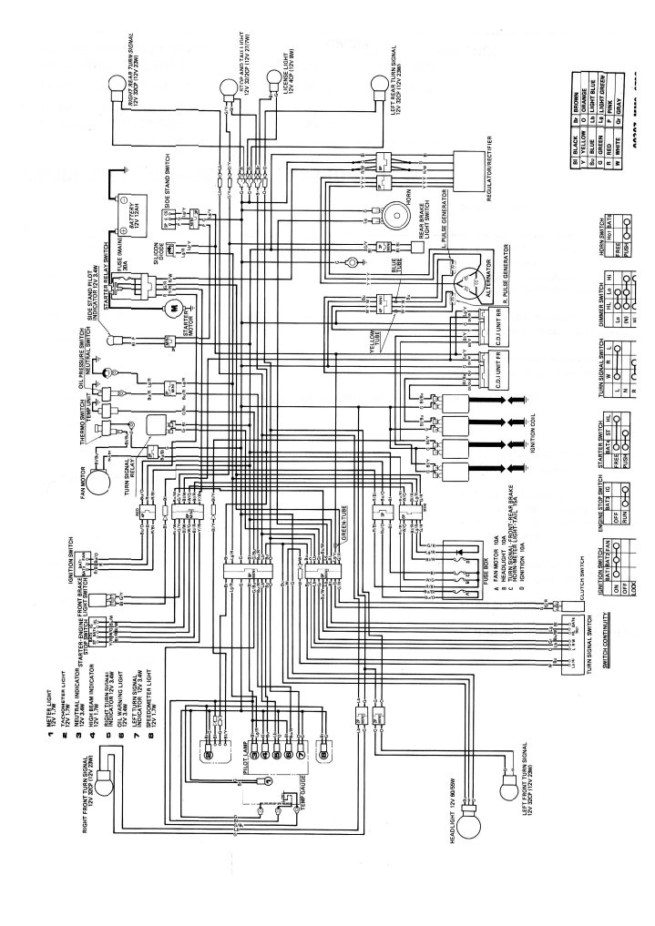 Honda XL650V Transalp - Wiring Diagram