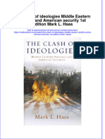 Textbook The Clash of Ideologies Middle Eastern Politics and American Security 1St Edition Mark L Haas Ebook All Chapter PDF