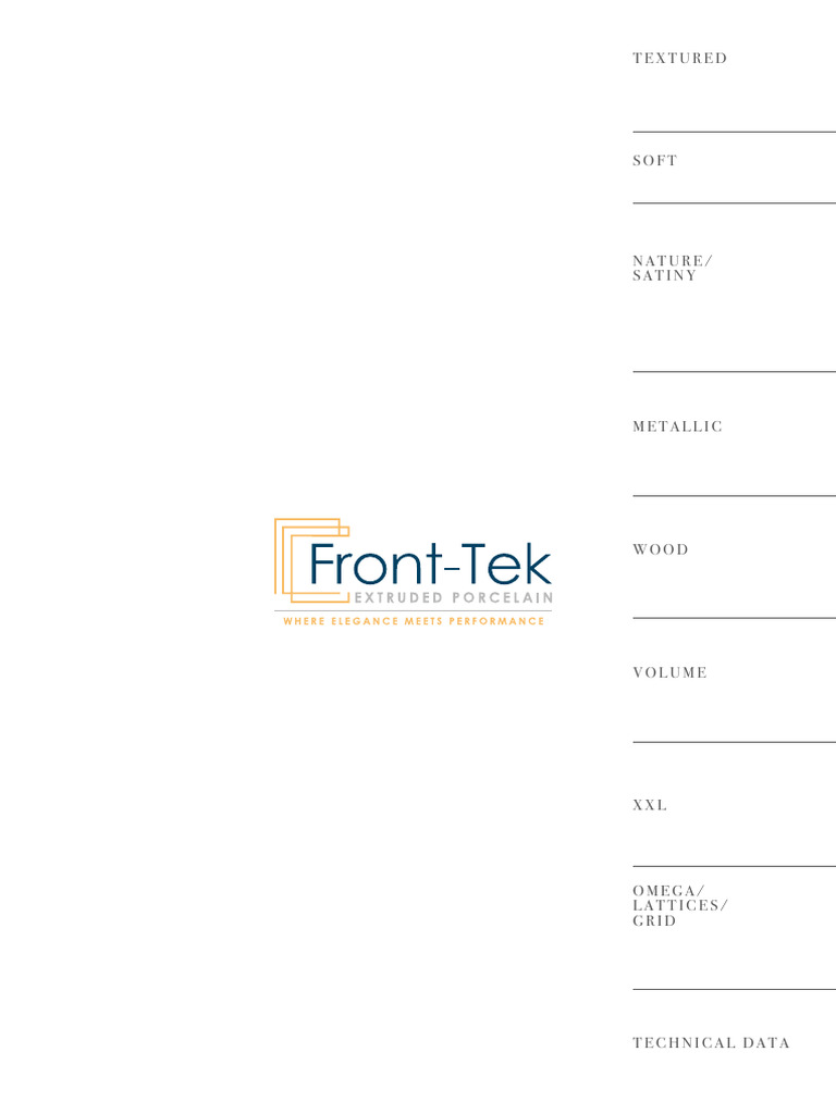 Ventilated Facade System Frontek | PDF | Diseño arquitectonico ...