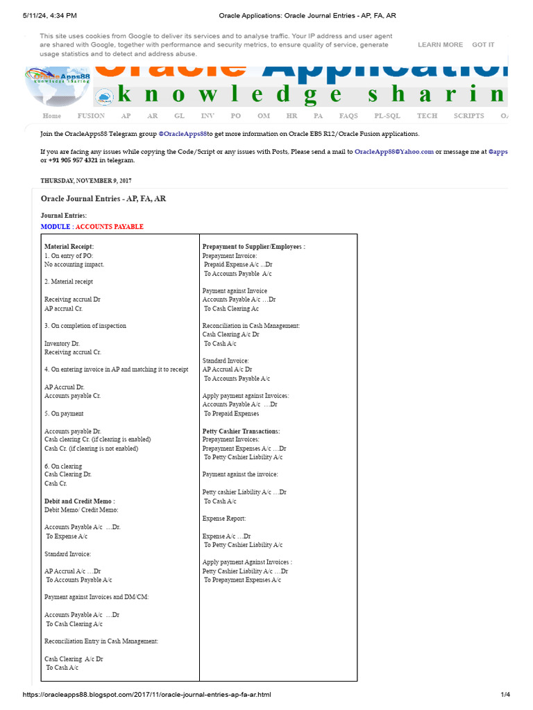 Accounting AP, FA, AR PDF Debits And Credits Accounts Payable