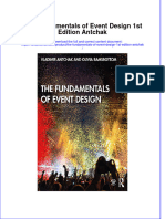 PDF The Fundamentals of Event Design 1St Edition Antchak Ebook Full Chapter