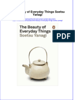 PDF The Beauty of Everyday Things Soetsu Yanagi Ebook Full Chapter