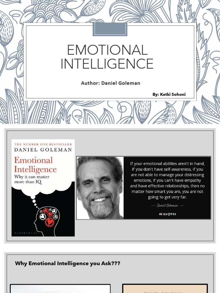 Emotional Intelligence Pdf
