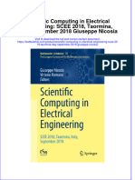 Full Chapter Scientific Computing in Electrical Engineering Scee 2018 Taormina Italy September 2018 Giuseppe Nicosia PDF