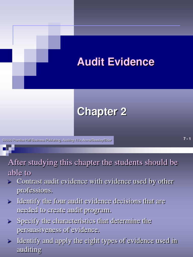 Understanding Audit Evidence Essentials | PDF | Audit | Internal Control