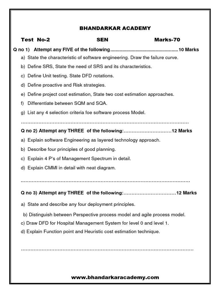 Sen 2023 Q Paper 2-Comp It | PDF | Use Case | Systems Architecture