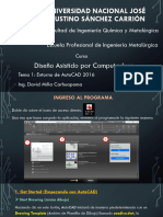 Tema 1 - Entorno de AutoCAD 2016