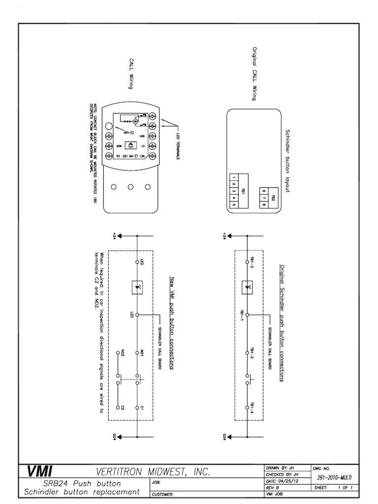 Schindler Replacement Button Guide Pdf
