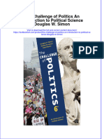 PDF The Challenge of Politics An Introduction To Political Science Douglas W Simon Ebook Full Chapter