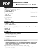 Sujith Docs Resume