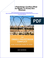 Download pdf The Israeli Palestinian Conflict What Everyone Needs To Know Dov Waxman ebook full chapter 