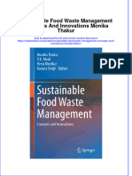 Download full chapter Sustainable Food Waste Management Concepts And Innovations Monika Thakur pdf docx