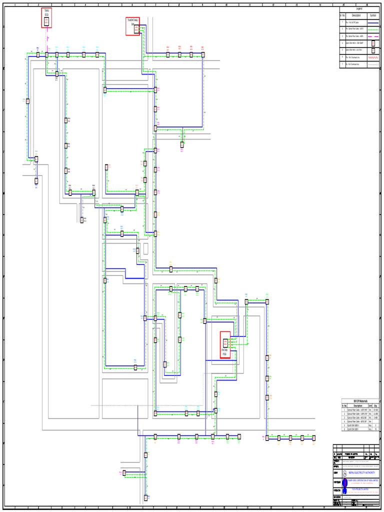 Telecommunication Layout for Patan PSS | PDF