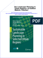 Textbook Sustainable Landscape Planning in Selected Urban Regions 1St Edition Makoto Yokohari Ebook All Chapter PDF