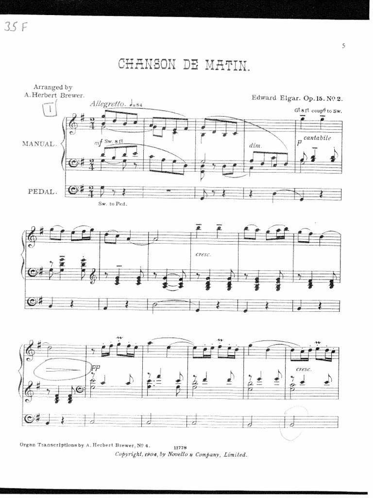 Chanson de Matin | PDF