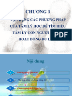 Tam Ly - Chuong 3 - Cac Phuong Phap Nghien Cuu Tam Ly