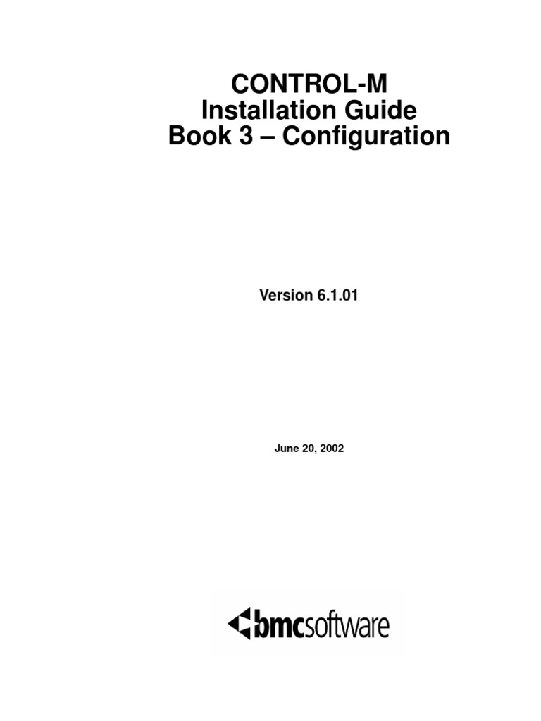 ControlM Installation Guide PDF Graphical User Interfaces