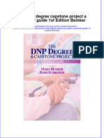 Download full chapter The Dnp Degree Capstone Project A Practical Guide 1St Edition Bemker pdf docx