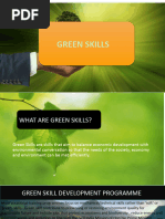Introduction to Green Skills | PDF | Sustainability | Sustainable ...