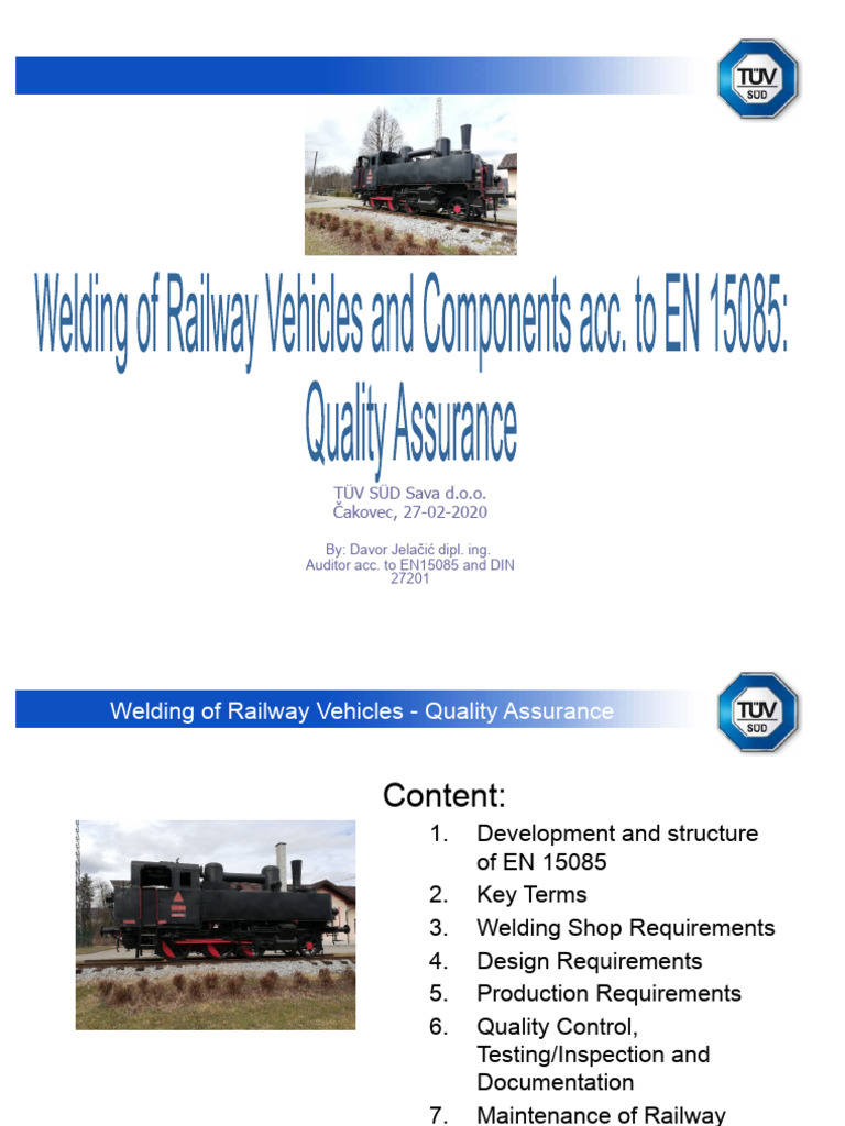 Quality Assurance in Railway Welding | PDF | Welding | Construction