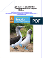 Download textbook The Rough Guide To Ecuador The Galapagos Islands 6Th Edition Stephan Kuffner ebook all chapter pdf 