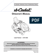 Perator S Anual: Lawn Tractor - LTX 1040