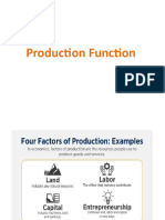 Production Function