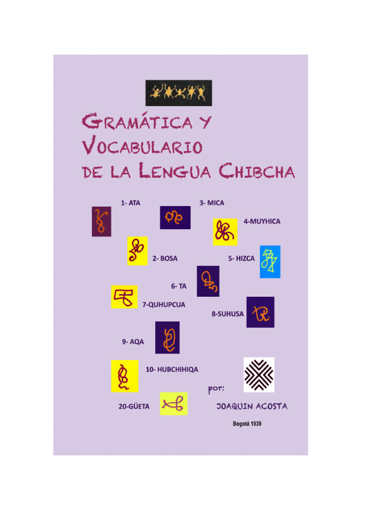 DICCIONARIO J.ACOSTA ESPAÑOL CHIBCHA CHIBCHA ESPAÑOL | PDF