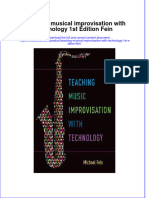 Download textbook Teaching Musical Improvisation With Technology 1St Edition Fein ebook all chapter pdf 