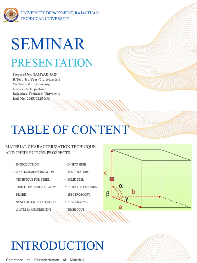 Advanced Material Characterization Techniques | PDF