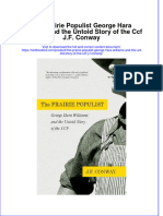 Download textbook The Prairie Populist George Hara Williams And The Untold Story Of The Ccf J F Conway ebook all chapter pdf 