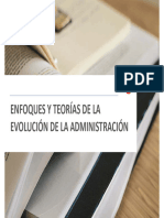 AD144 - SEM2 - PPT - Enfoques y Teorias Evolucion Administracion