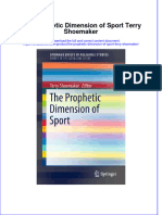 Textbook The Prophetic Dimension of Sport Terry Shoemaker Ebook All Chapter PDF