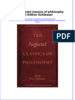 Textbook Ten Neglected Classics of Philosophy 1St Edition Schliesser Ebook All Chapter PDF