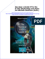 Download textbook The Nexstar User S Guide Ii For The Lcm Slt Se Cpc Skyprodigy And Astro Fi 2Nd Edition Michael Swanson Auth ebook all chapter pdf 