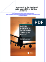 PDF Systems Approach To The Design of Commercial Aircraft First Edition Jackson Ebook Full Chapter