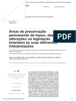 Áreas de Preservação Permanente de Topos_ Das Alterações Na Legislação Brasileira Às Suas Diferentes Interpretações