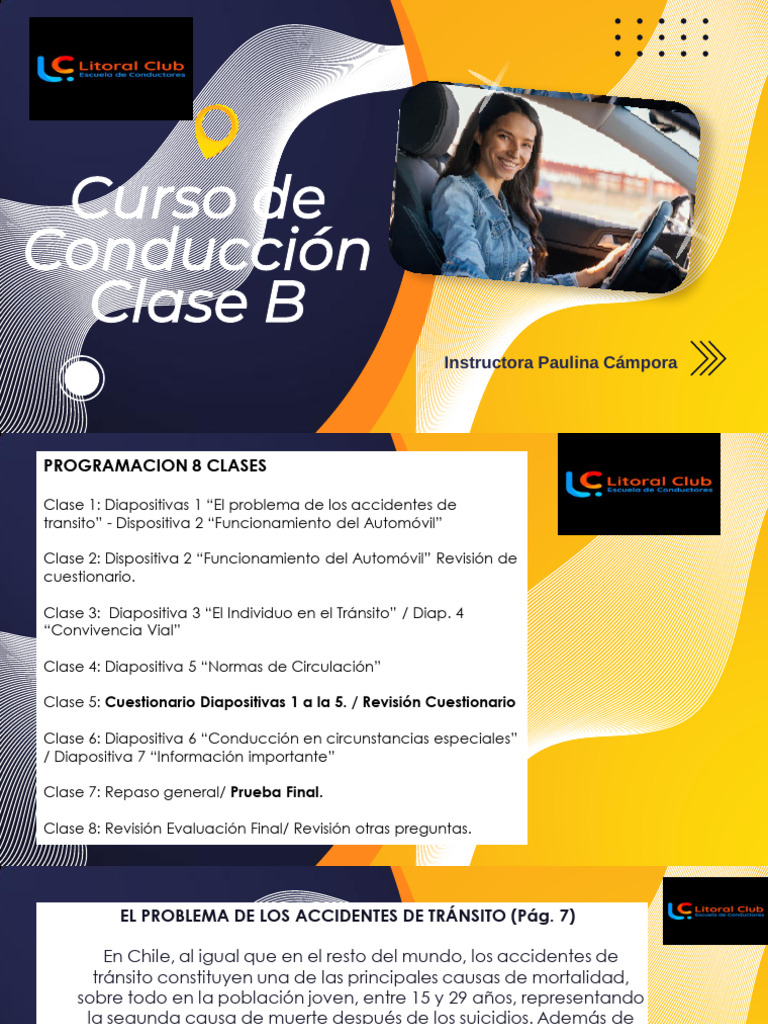 Clase 1 El Problema De Los Accidentes De Tránsito Descargar Gratis