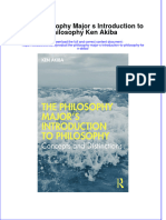 Download pdf The Philosophy Major S Introduction To Philosophy Ken Akiba ebook full chapter 