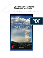 PDF The Physical Universe Sixteenth Edition Konrad Krauskopf Ebook Full Chapter