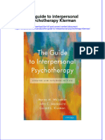 PDF The Guide To Interpersonal Psychotherapy Klerman Ebook Full Chapter