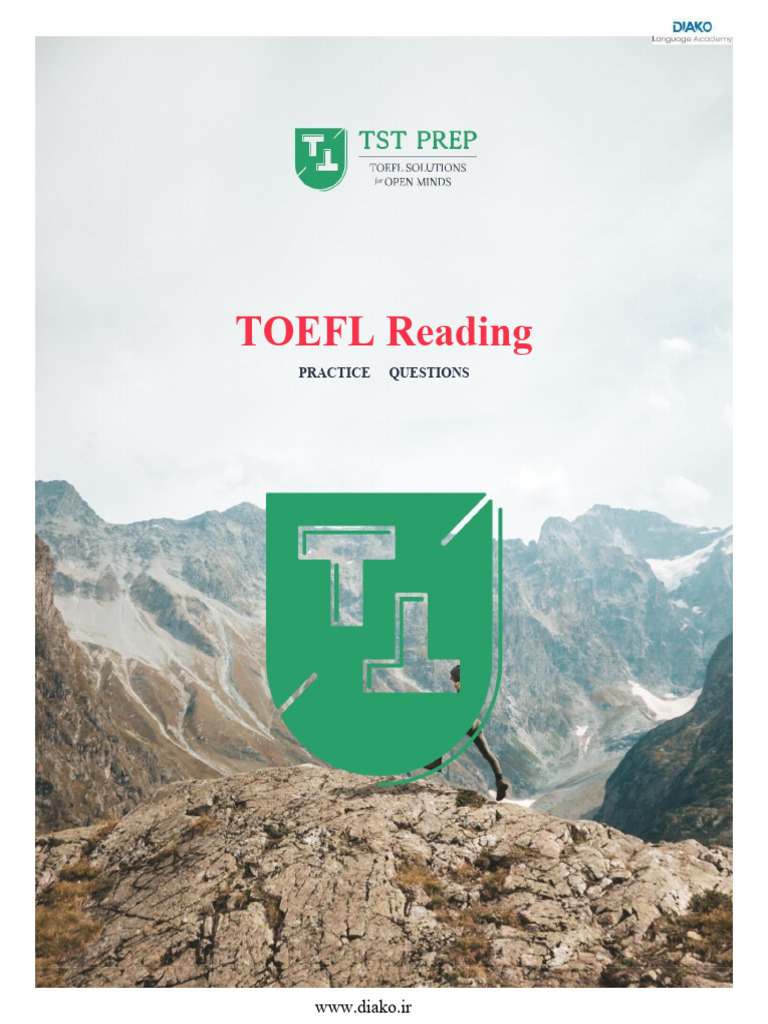 Tst prep 100 toefl reading practice questions diako543 pdf europa