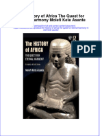PDF The History of Africa The Quest For Eternal Harmony Molefi Kete Asante Ebook Full Chapter