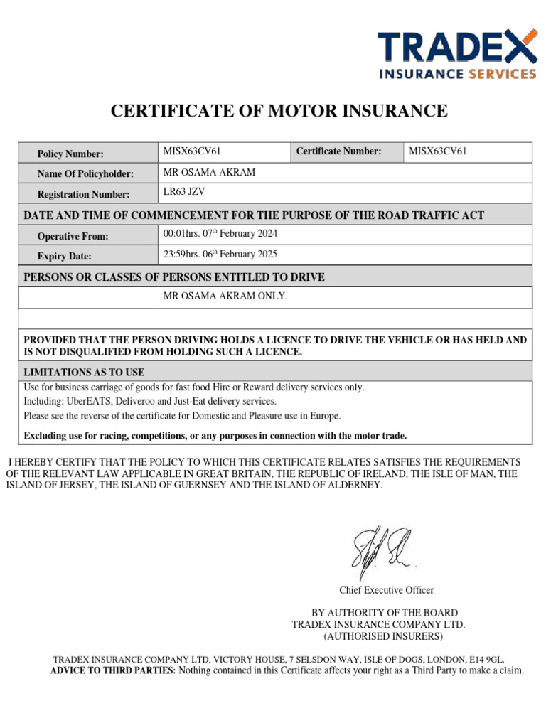 WHICH INSURANCE IS BEST FOR FOOD DELIVERY intelligence overview