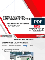 Unidad 2 - Fuentes de Abastecimiento y Captacion