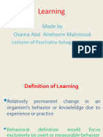 Lec 5 Psychology of Learning